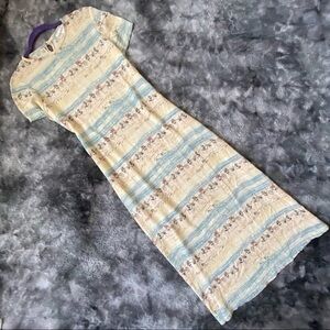 VTG David Dart Collection Beach Print Dress